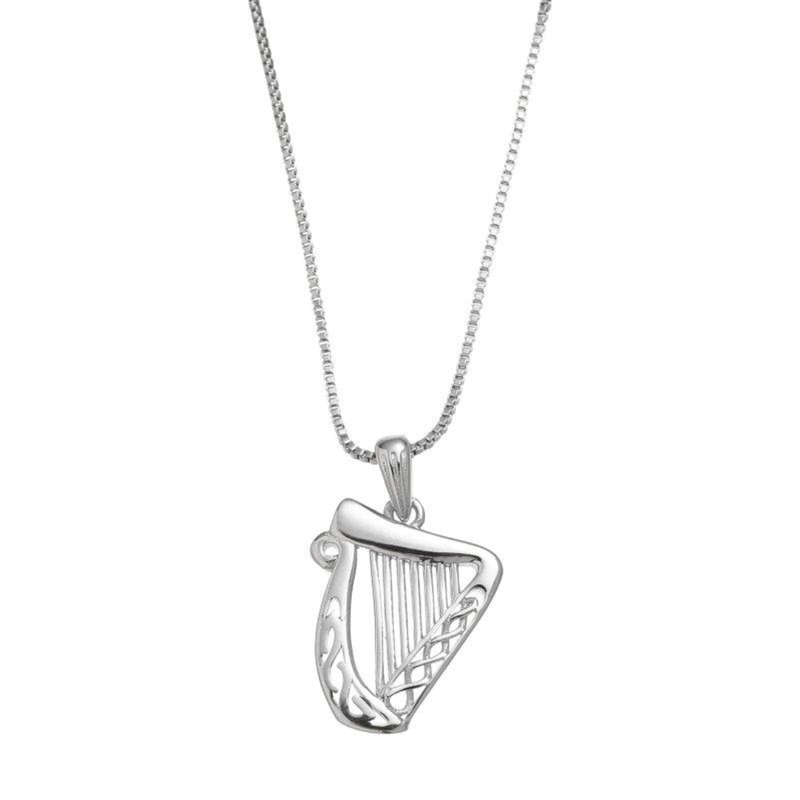 Sterling Silver Harp necklace